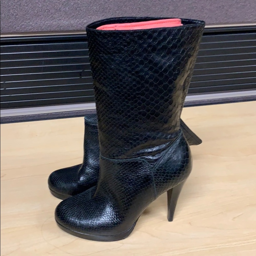 Cole Haan Nike snake skin boot